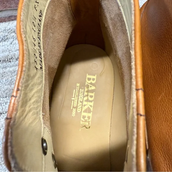 Barker Made in England lace up boots men’s s 11.5 US (10.5 UK ) - Picture 11 of 16